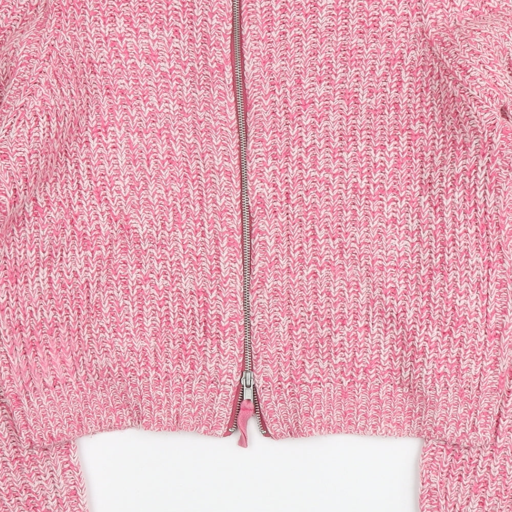 Sophik Girls Pink Round Neck Acrylic Pullover Jumper Size 12-13 Years