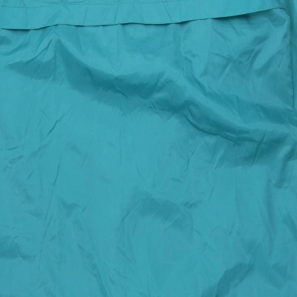C&A Womens Blue Rain Coat Jacket Size 16