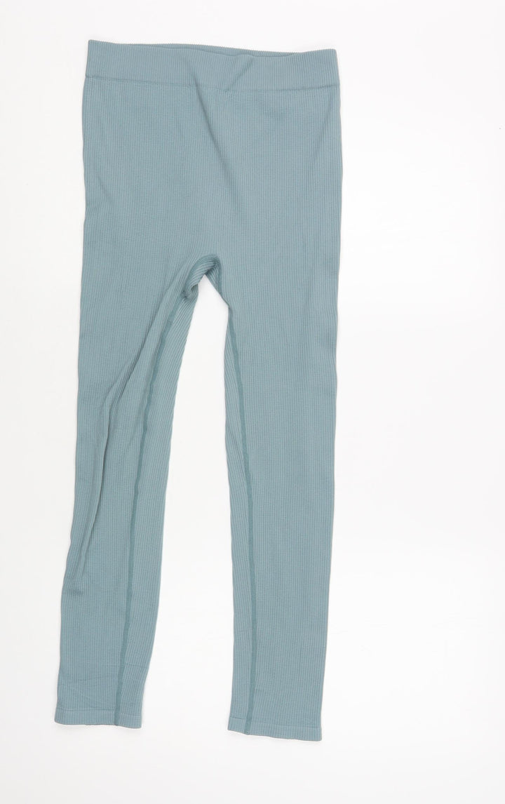 Dunnes Stores Womens Grey Nylon Compression Leggings Size M L25 in Regular