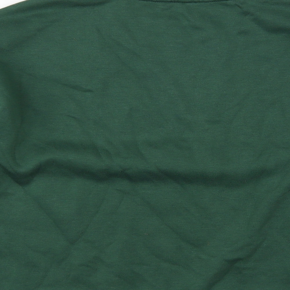 Primark Womens Green Cotton Pullover Sweatshirt Size 10 Pullover - Christmas