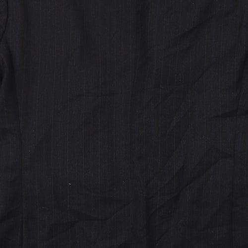 Marks and Spencer Mens Grey Striped Wool Jacket Blazer Size 40