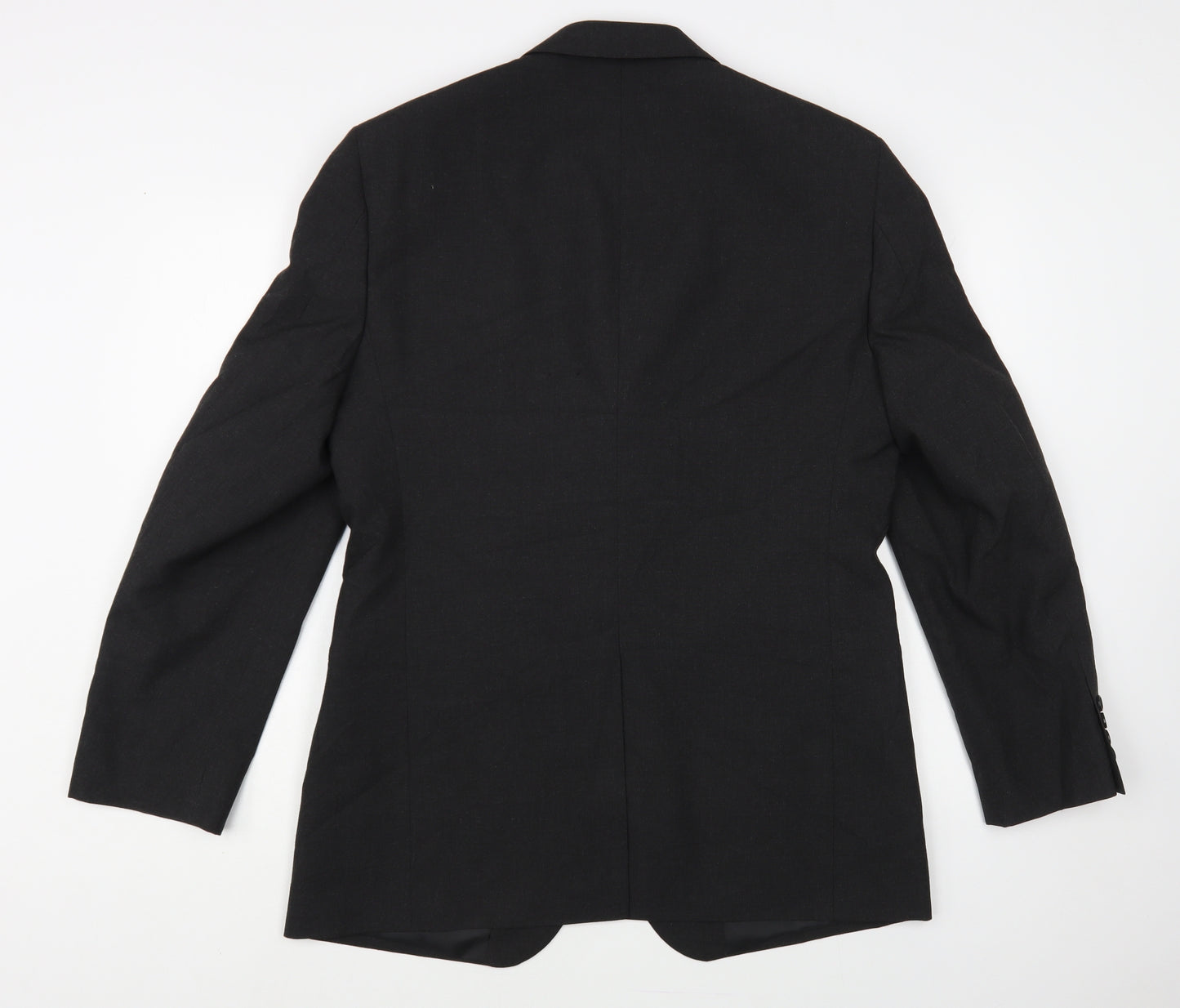 Marks and Spencer Mens Grey Polyester Jacket Blazer Size 40