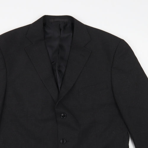 Marks and Spencer Mens Grey Polyester Jacket Blazer Size 40