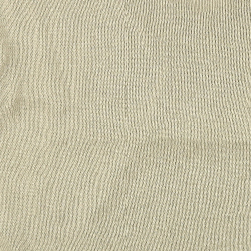 Tricot Marine Mens Beige V-Neck Viscose Pullover Jumper Size L