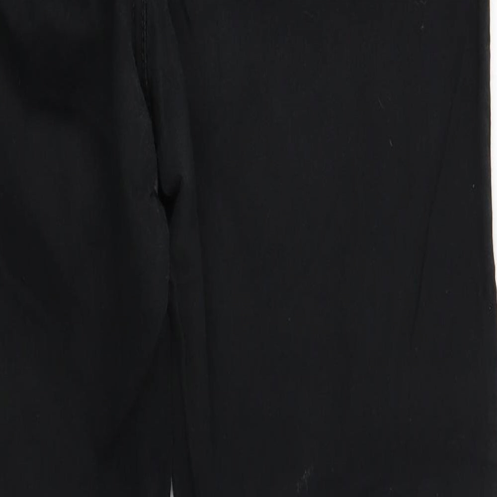 F&F Womens Black Cotton Skinny Jeans Size 10 L29 in Regular Button