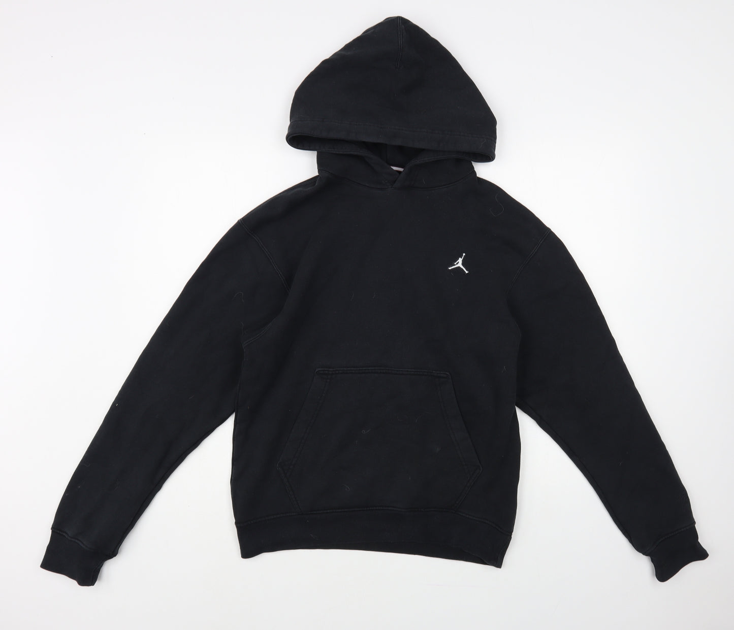 Jordan Mens Black Cotton Pullover Hoodie Size XS