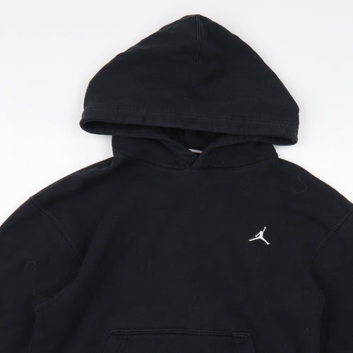 Jordan Mens Black Cotton Pullover Hoodie Size XS