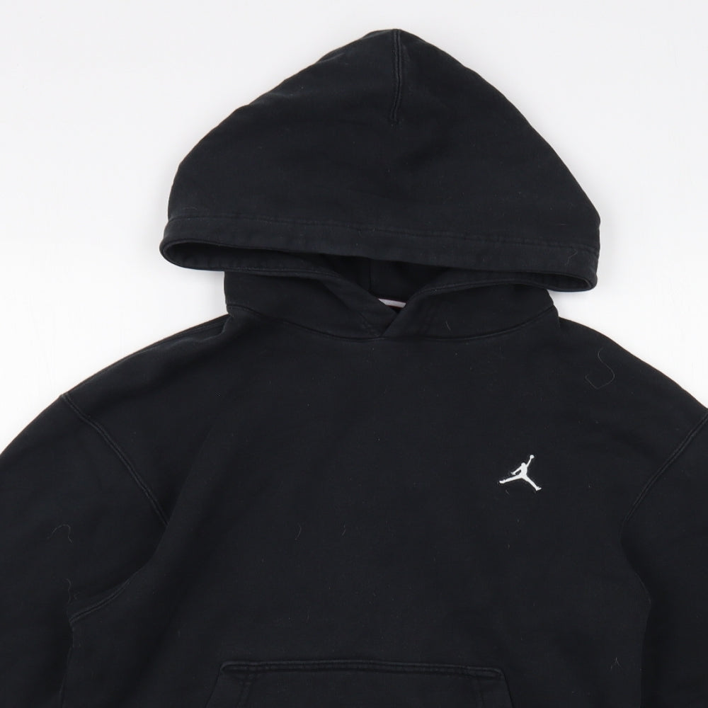 Jordan Mens Black Cotton Pullover Hoodie Size XS