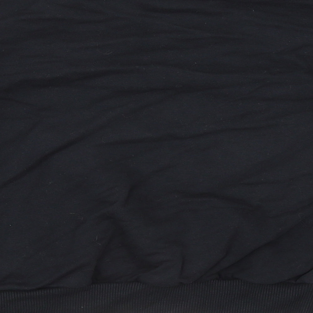 George Girls Black Cotton Pullover Sweatshirt Size 9-10 Years - Mickey Mouse