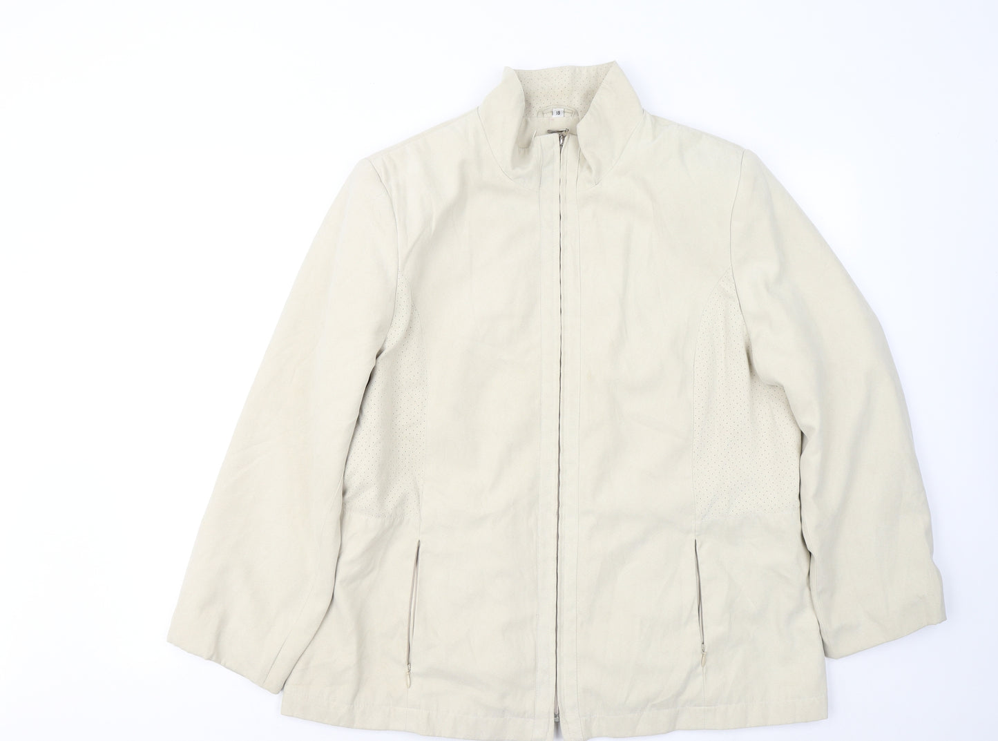 Klass Womens Beige Jacket Size 18