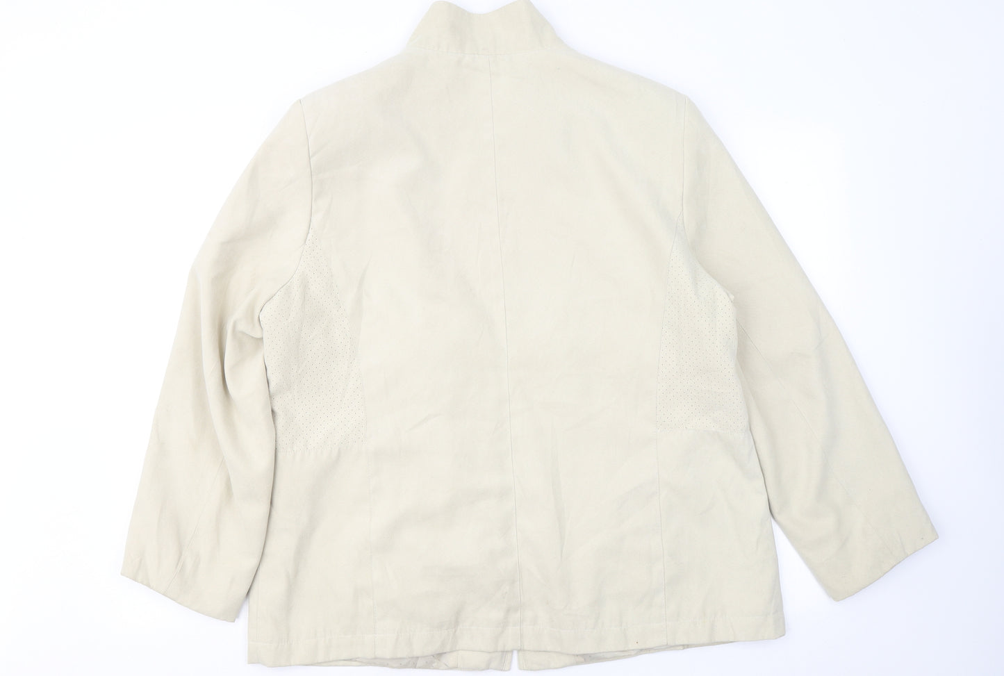 Klass Womens Beige Jacket Size 18