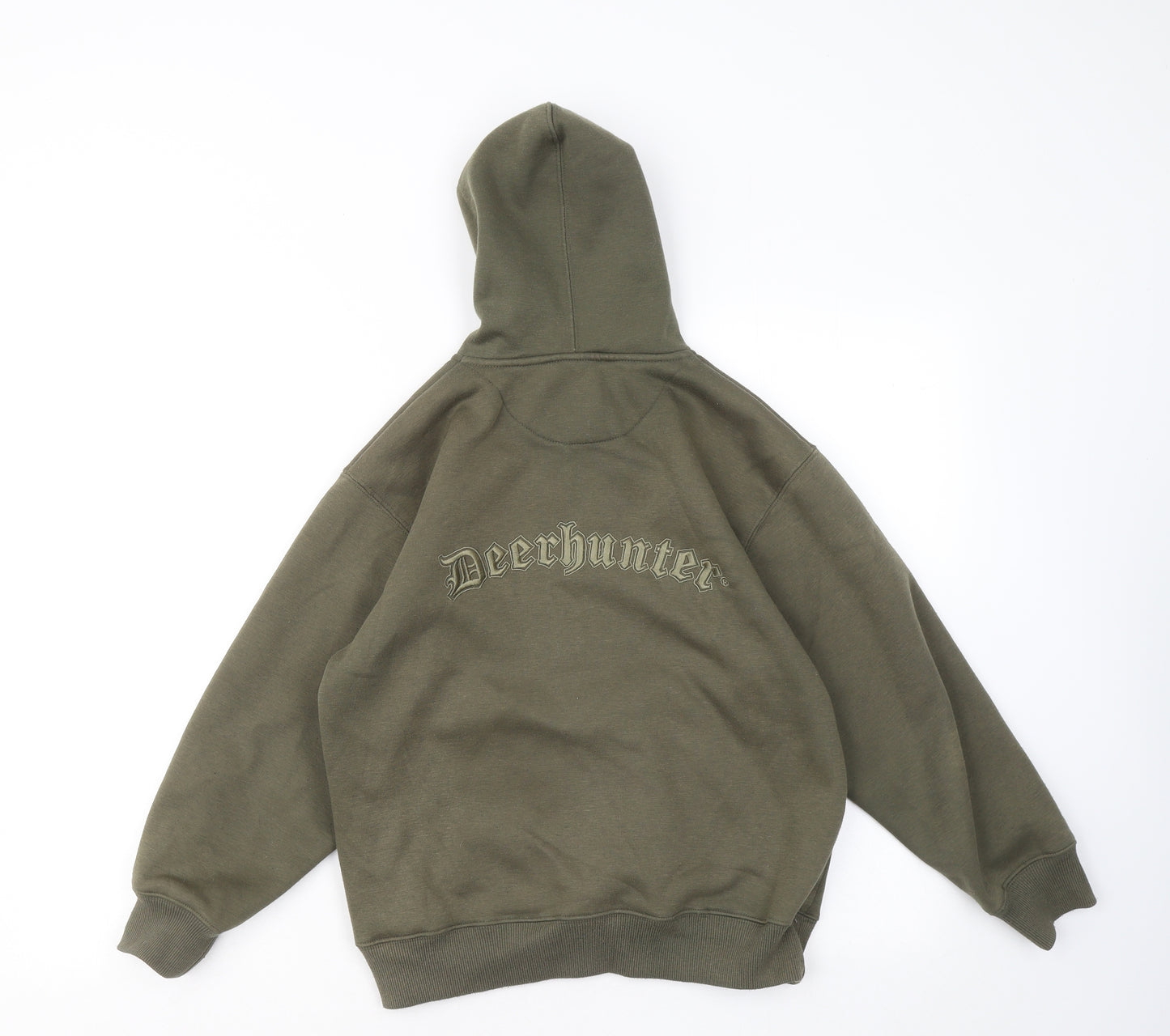 Deerhunter Boys Green Polyester Full Zip Hoodie Size 12-13 Years