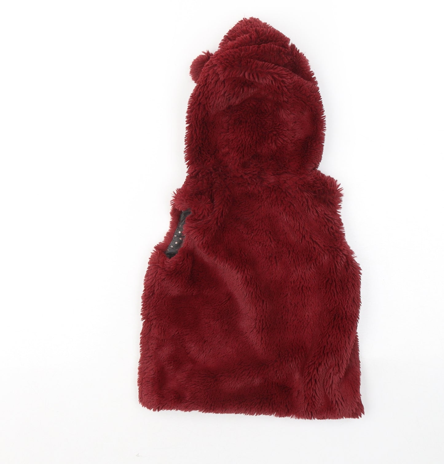 Nutmeg Girls Red Gilet Coatigan Size 12-18 Months