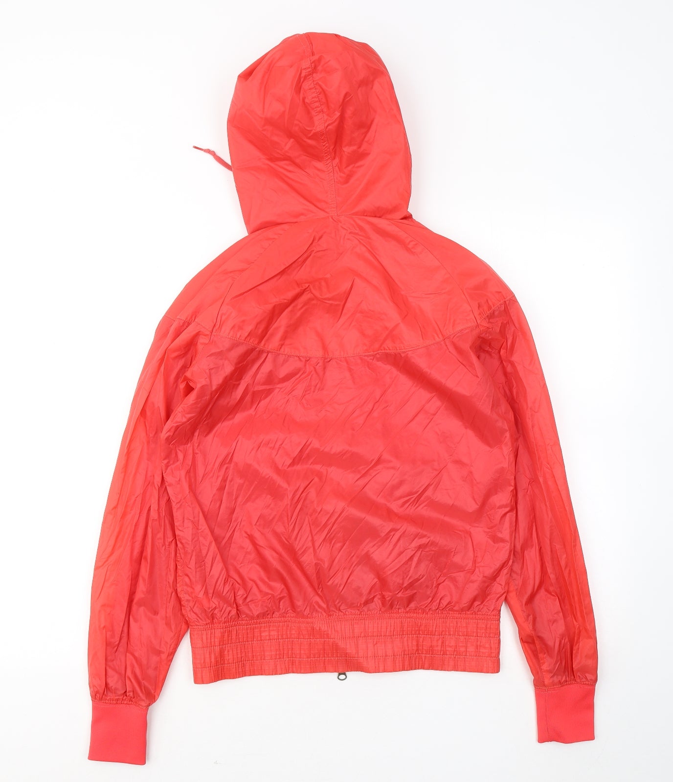 Nike Womens Red Windbreaker Coat Size S