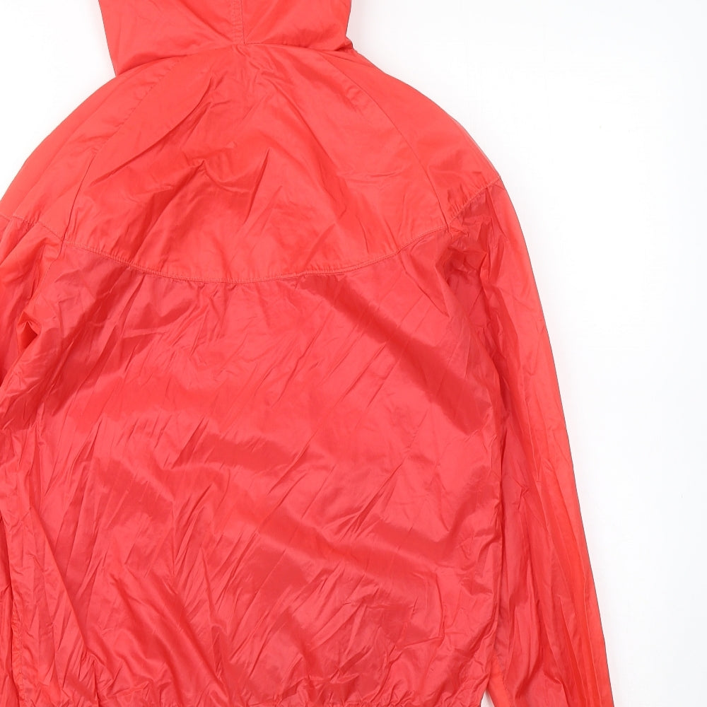 Nike Womens Red Windbreaker Coat Size S