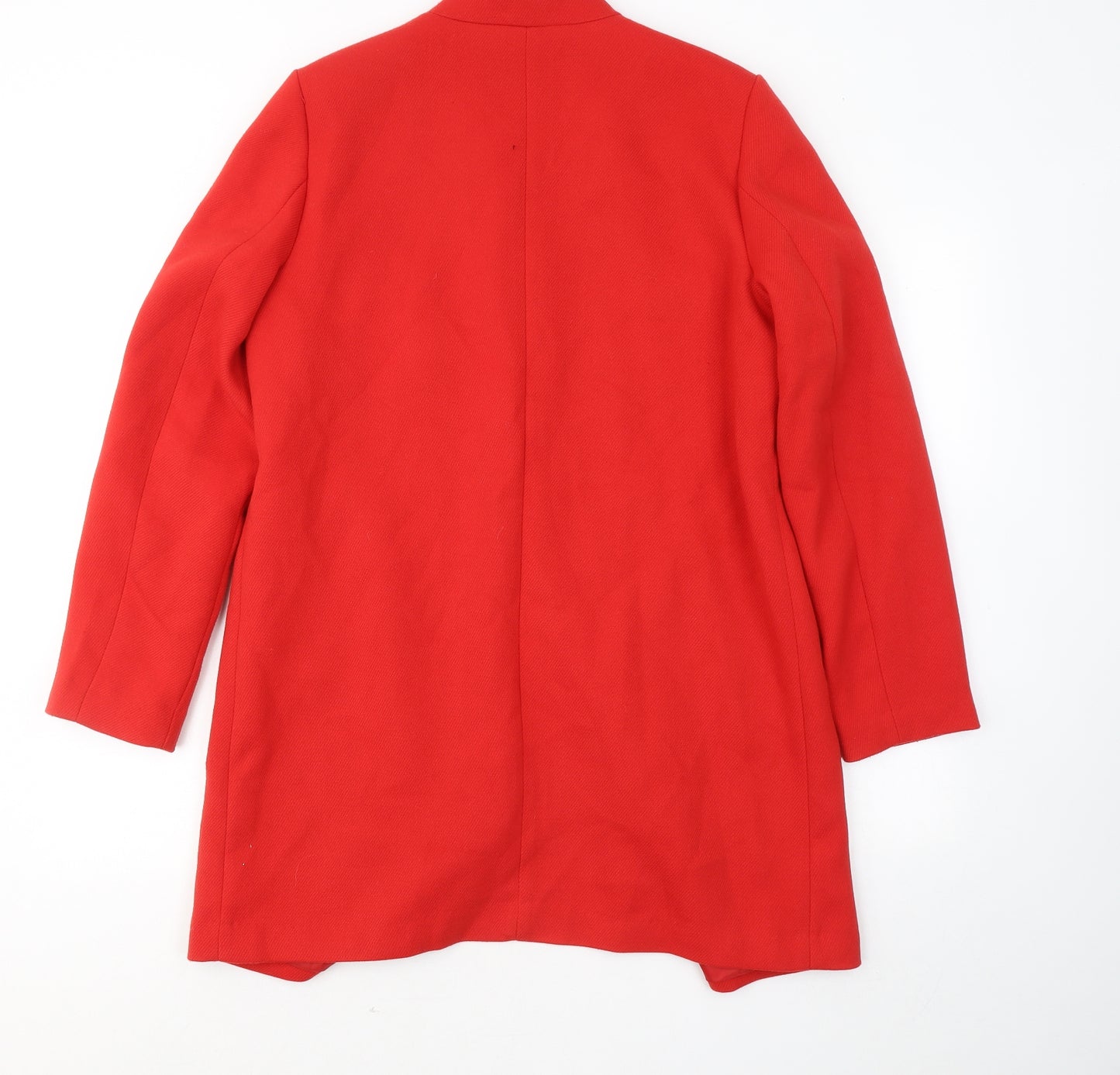 Dorothy Perkins Womens Red Round Neck Polyester Cardigan Jumper Size 14