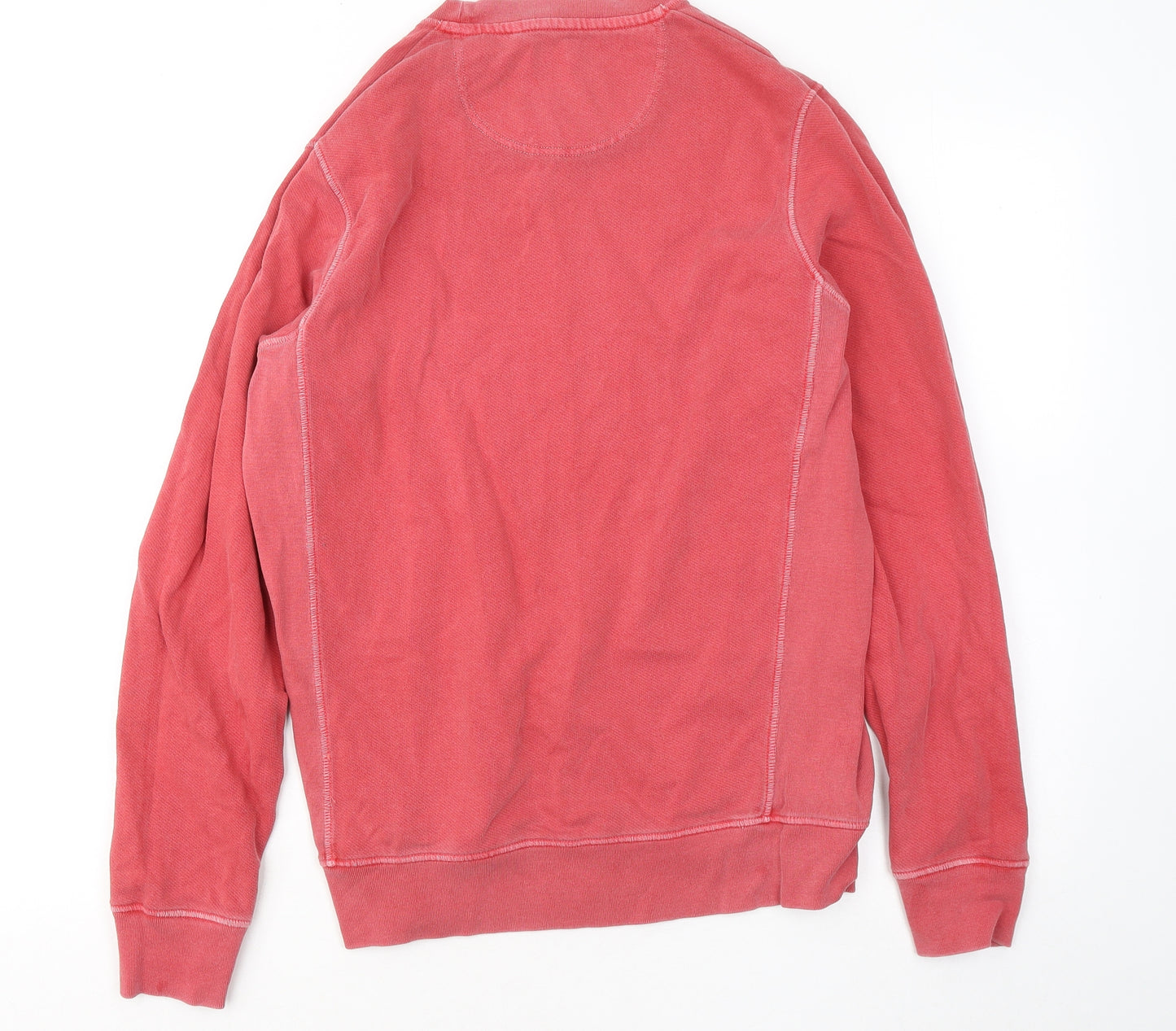 Barbour Mens Red Cotton Pullover Sweatshirt Size S