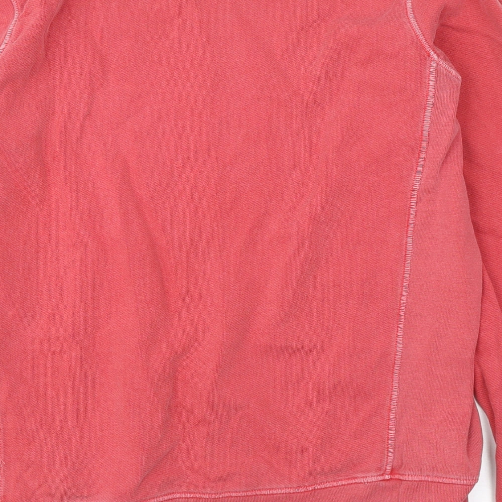 Barbour Mens Red Cotton Pullover Sweatshirt Size S