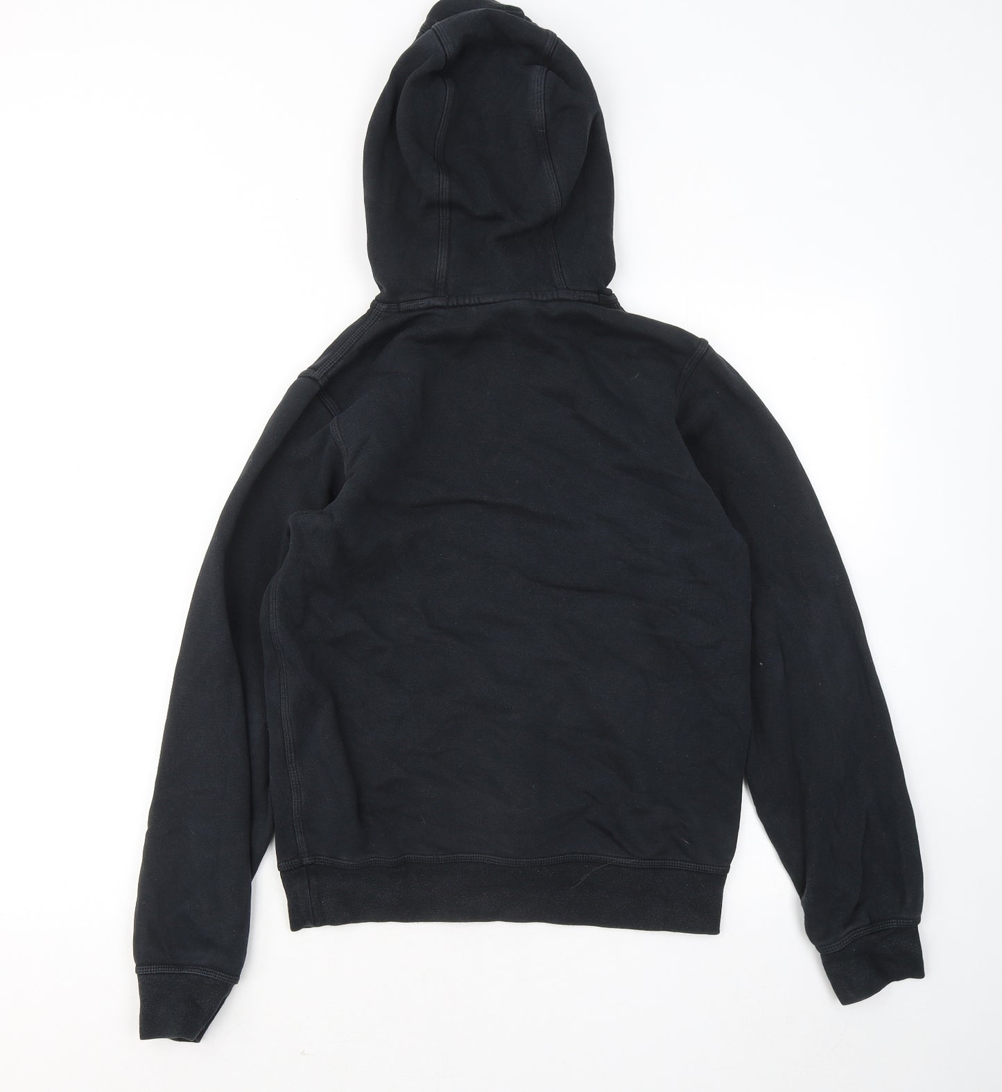 Nike Mens Black Cotton Pullover Hoodie Size XS