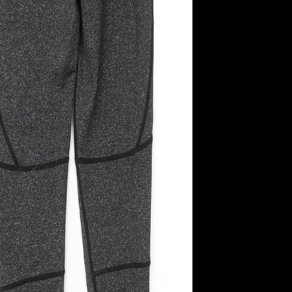 tonetime Womens Grey Polyester Sweatpants Leggings Size 8 L25 in Regular