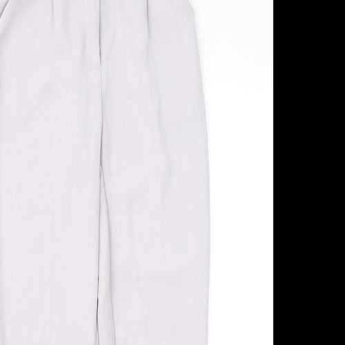 Atmosphere Womens Purple Polyester Trousers Size 4 L24 in Regular