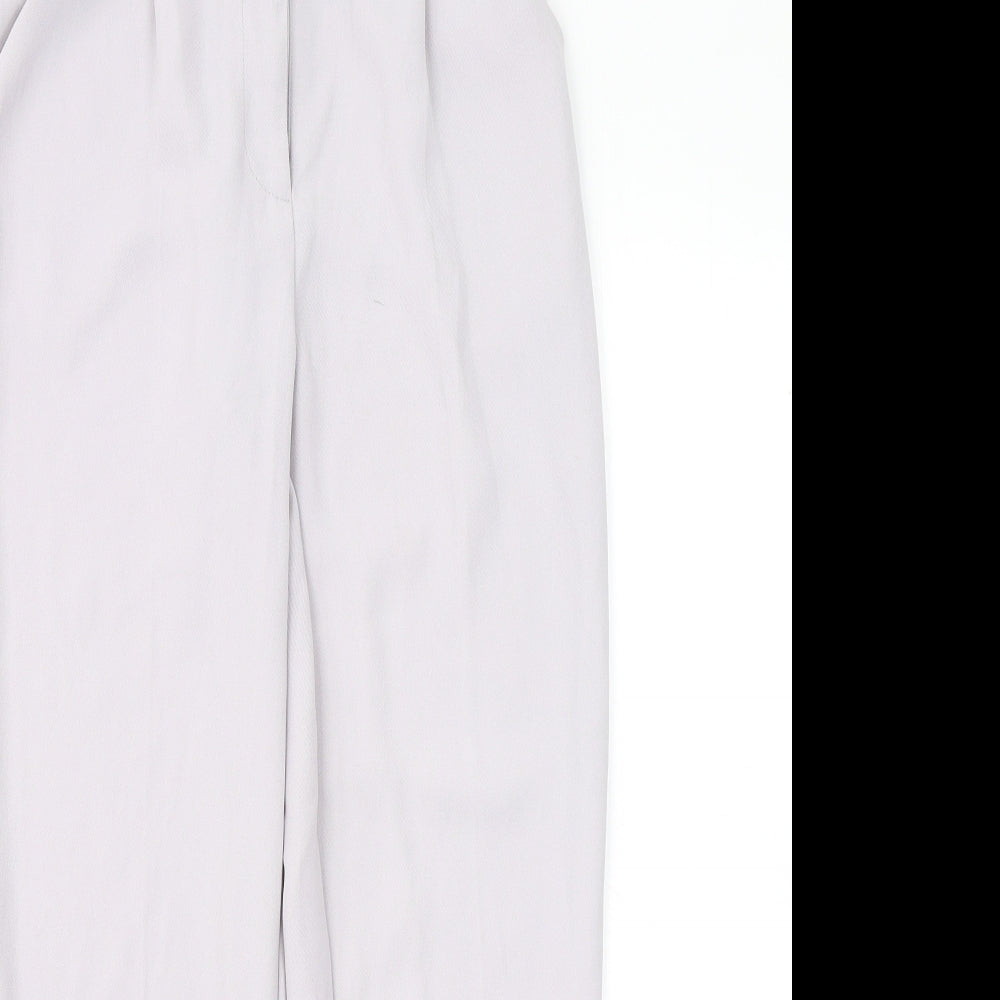 Atmosphere Womens Purple Polyester Trousers Size 4 L24 in Regular