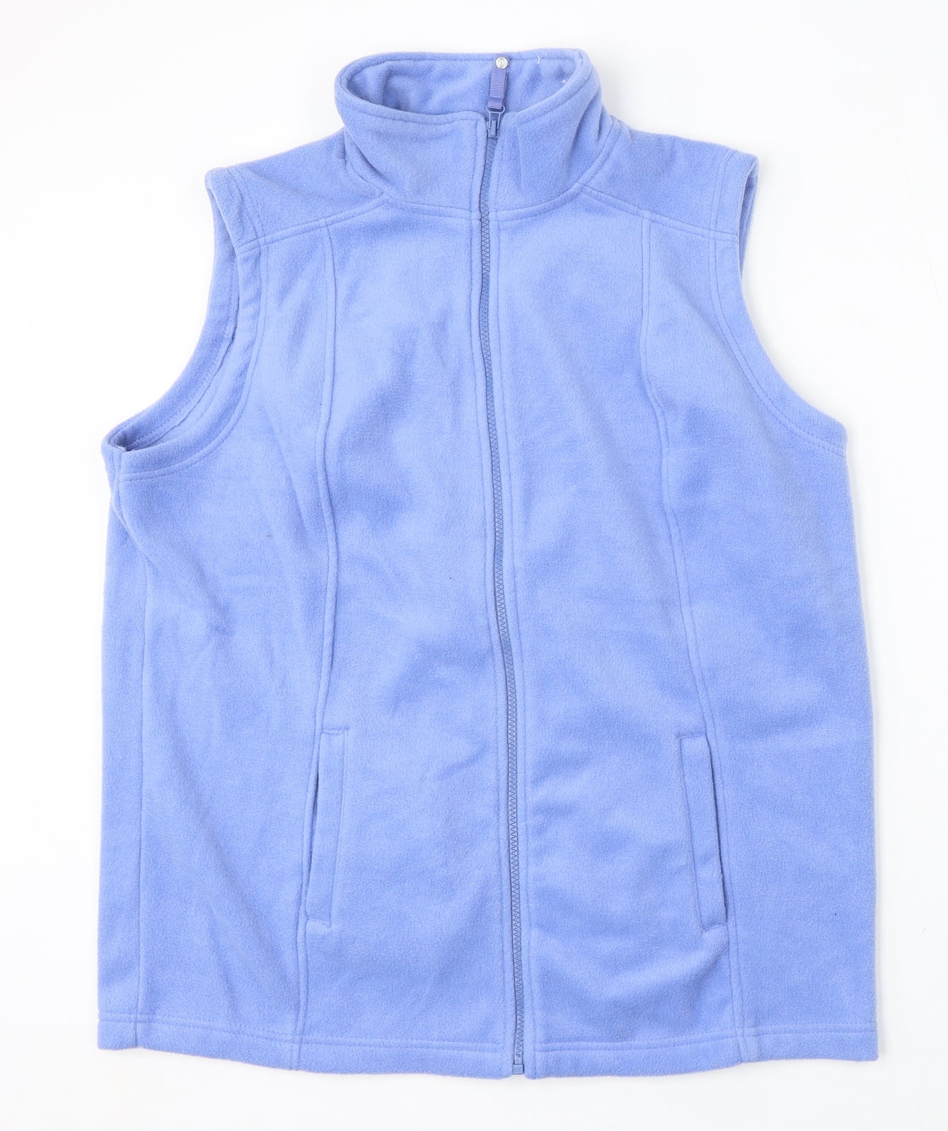 M&Co Womens Blue Gilet Jacket Size 18 Zip