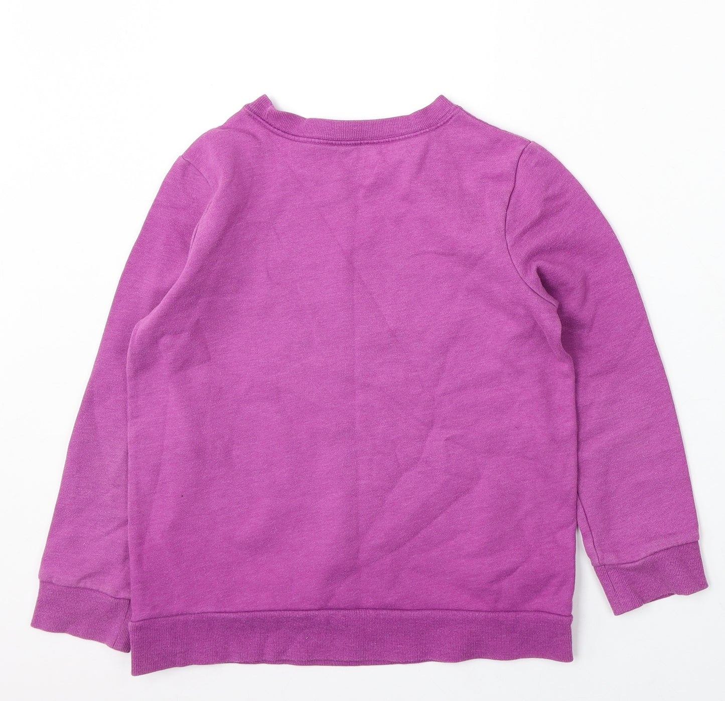 Cat and Jack Womens Purple Cotton Pullover Sweatshirt Size 10
