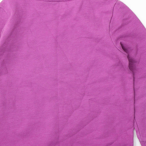 Cat and Jack Womens Purple Cotton Pullover Sweatshirt Size 10