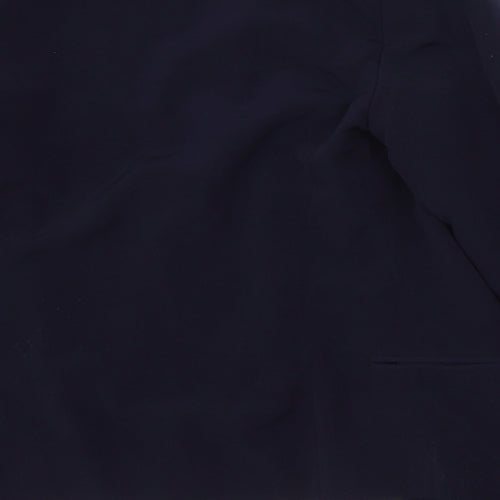 New Look Womens Blue Round Neck Polyester Cardigan Jumper Size 8