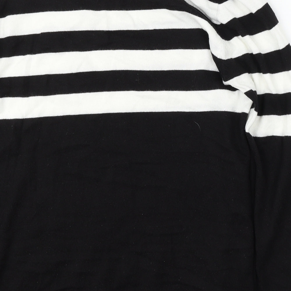 Papaya Womens Multicoloured Round Neck Striped Acrylic Pullover Jumper Size 18
