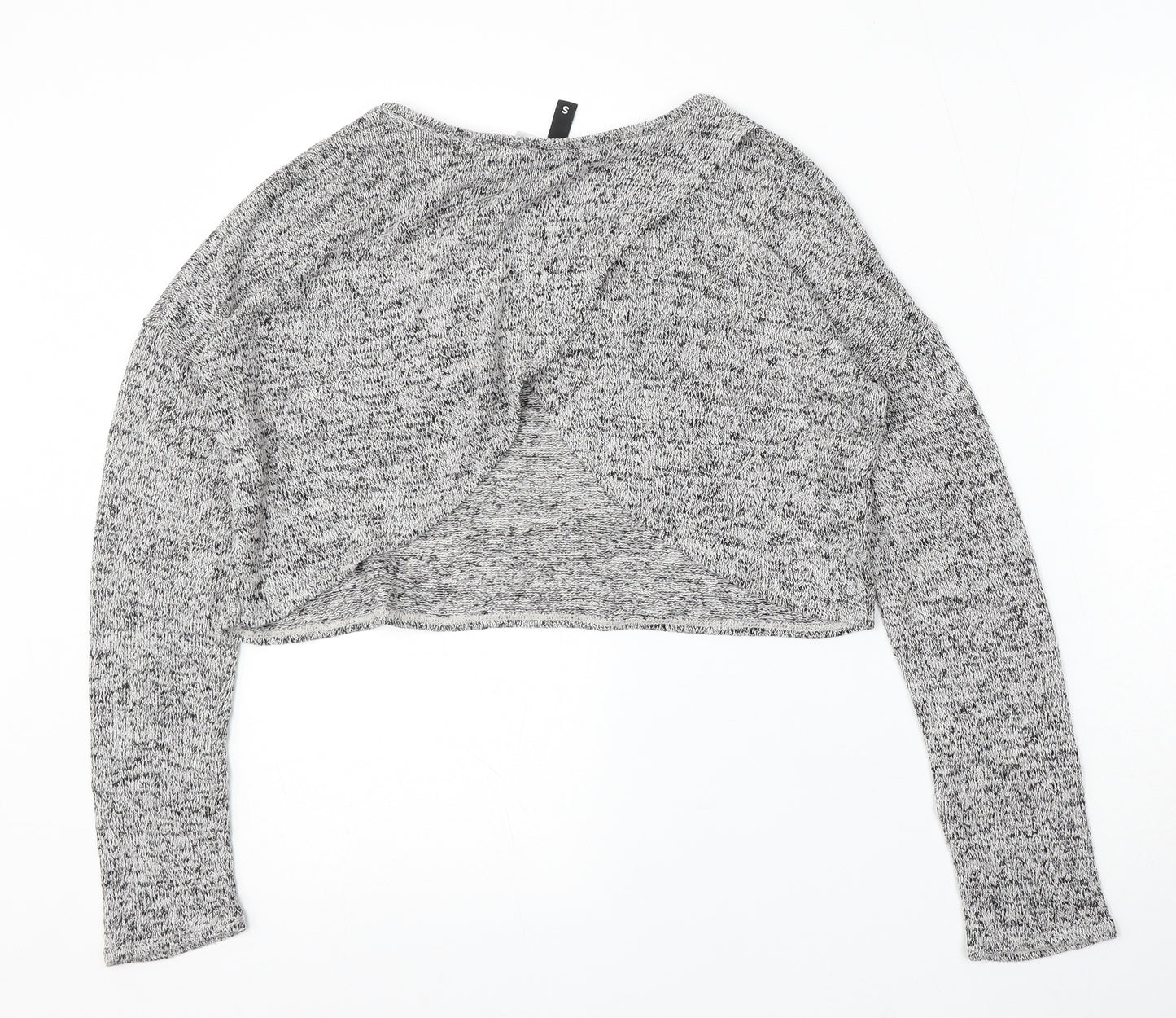 Divided by H&M Womens Grey Round Neck Polyester Pullover Jumper Size S