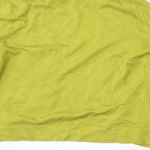 Collection at Debenhams Womens Green V-Neck Polyester Cardigan Jumper Size 12