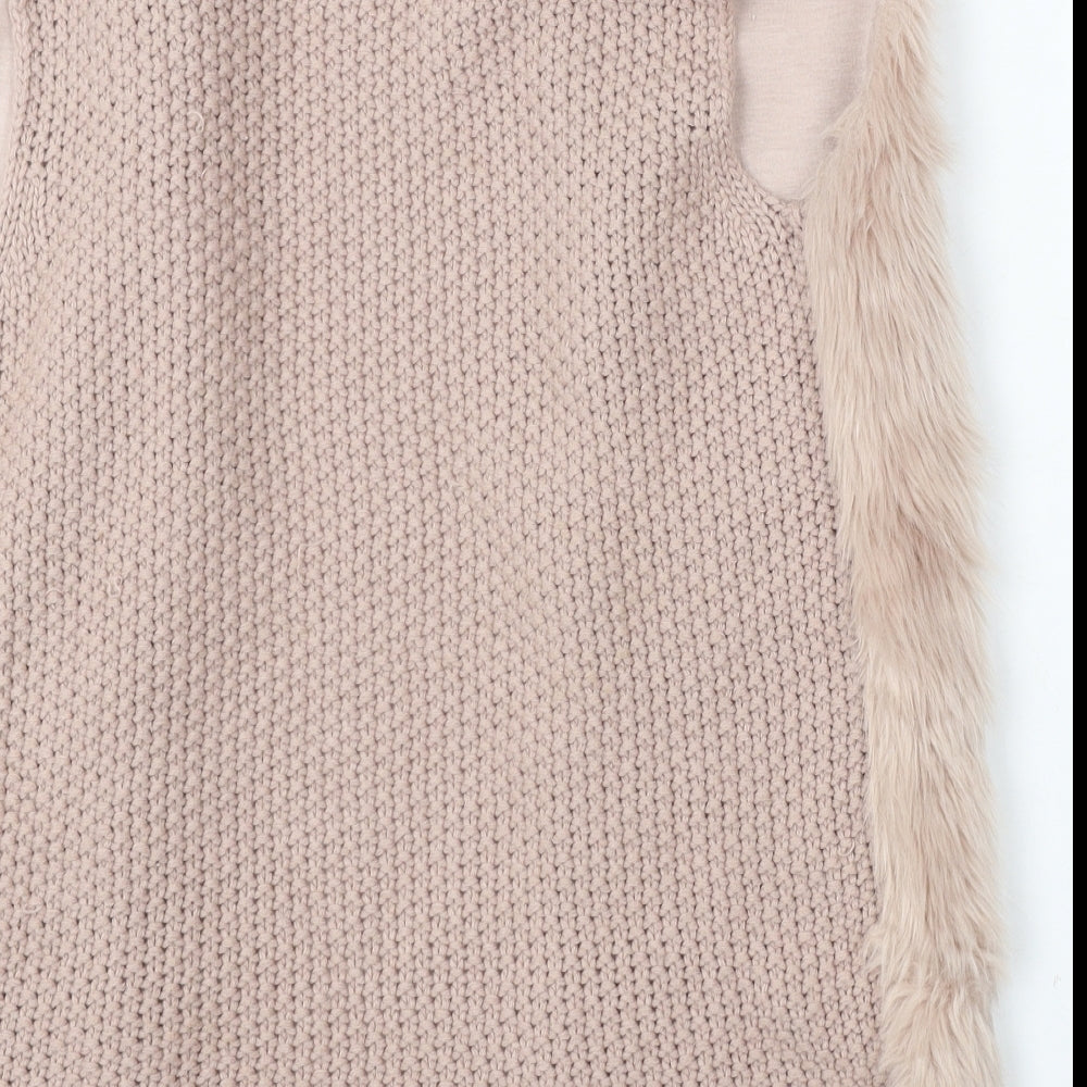 Primark Girls Pink Gilet Coat Size 12-13 Years