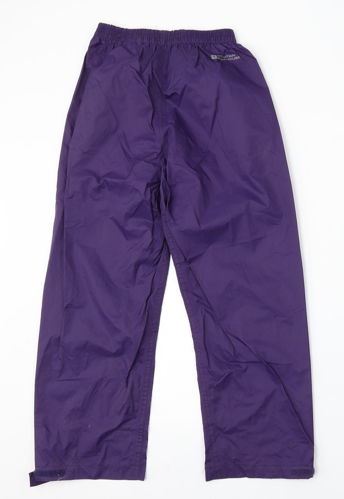 Mountain Warehouse Girls Purple Nylon Rain Trousers Trousers Size 9-10 Years Regular