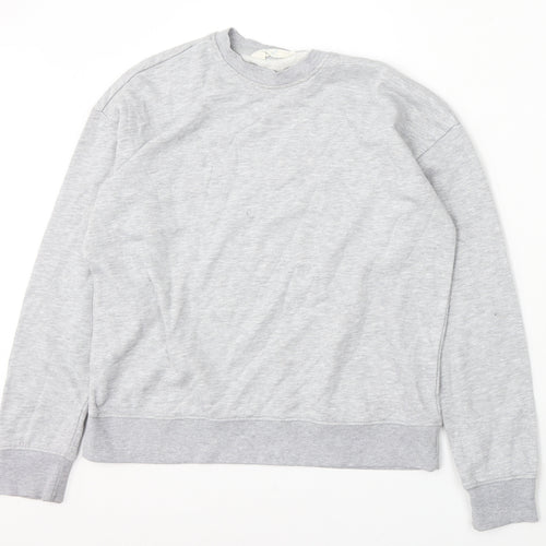 Primark Womens Grey Cotton Pullover Sweatshirt Size 6