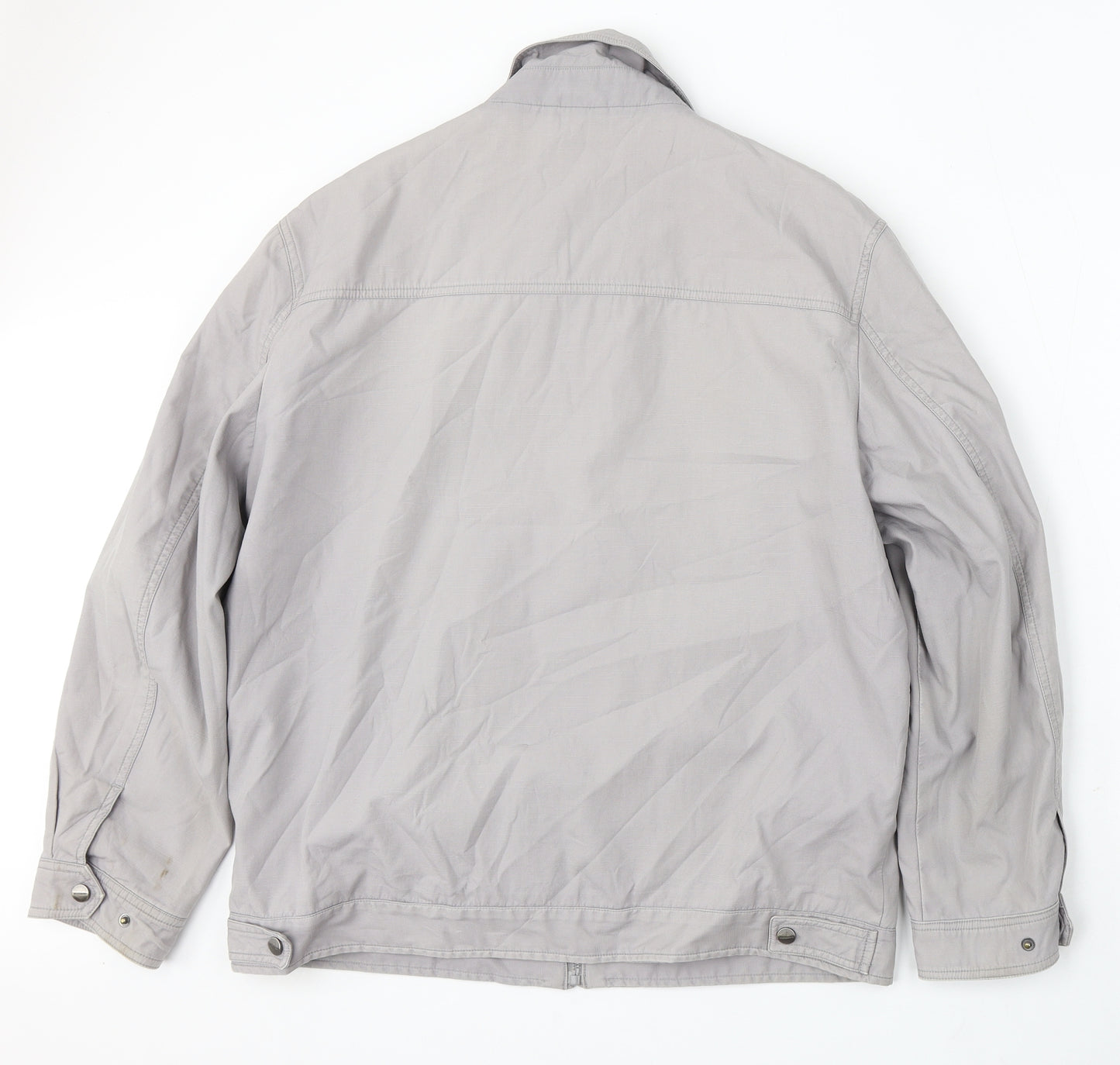 Bosideng Mens Silver Jacket Coat Size L Zip
