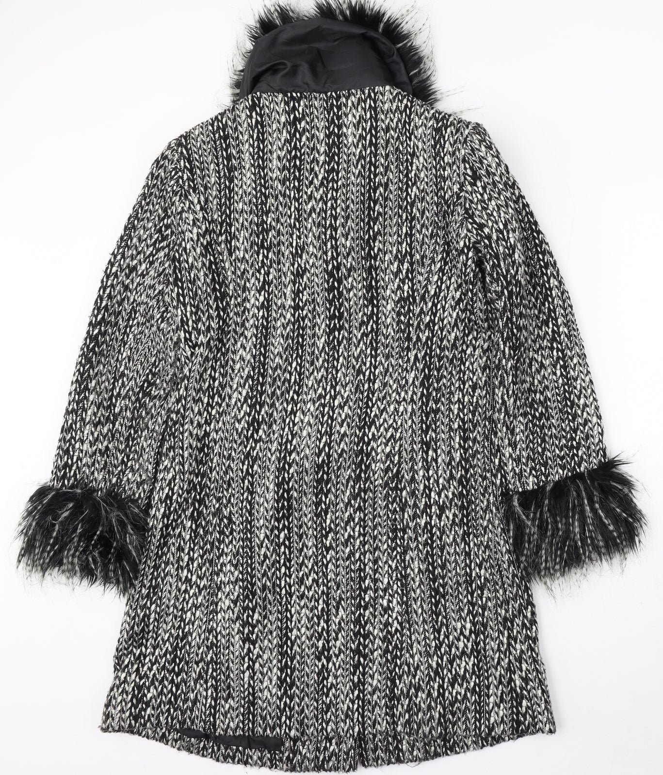 Monacco Womens Multicoloured Jacket Coat Size 12