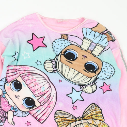 LOL Surprise Girls Multicoloured Round Neck Polyester Pullover Jumper Size 6 Years