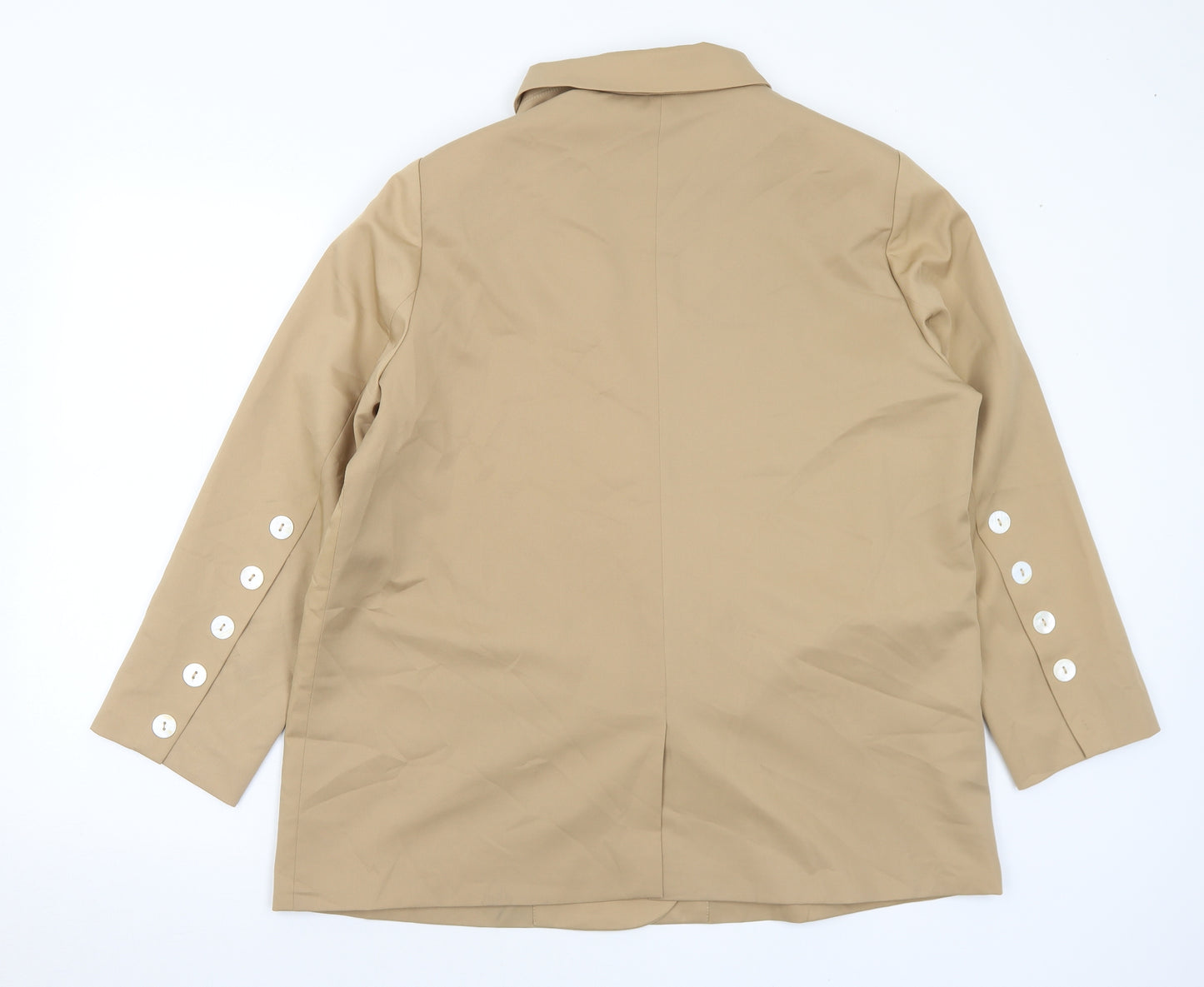DM100 Womens Beige Jacket Size 3XL Button