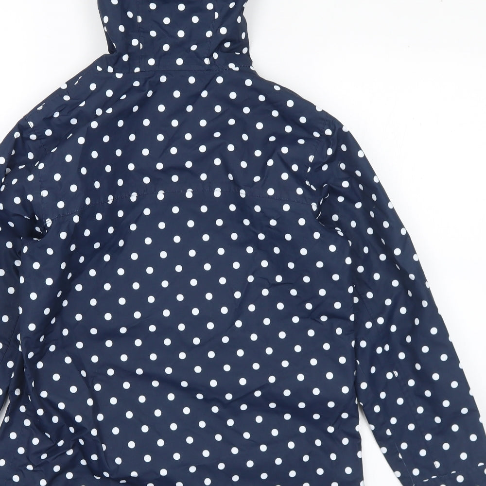 Gelert Girls Multicoloured Polka Dot Rain Coat Coat Size 11-12 Years Zip