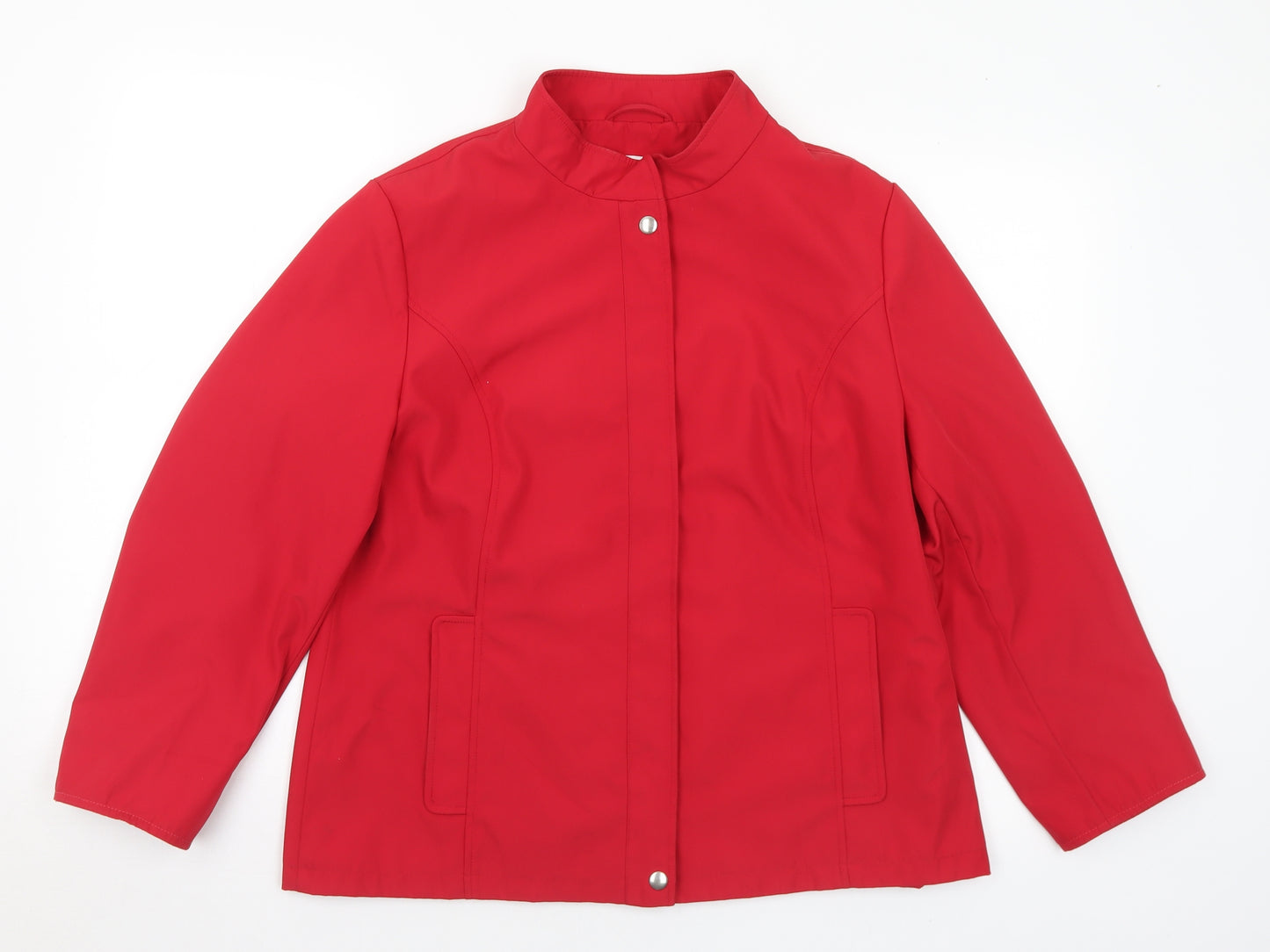 Rossetti Womens Red Jacket Coat Size 16 Zip