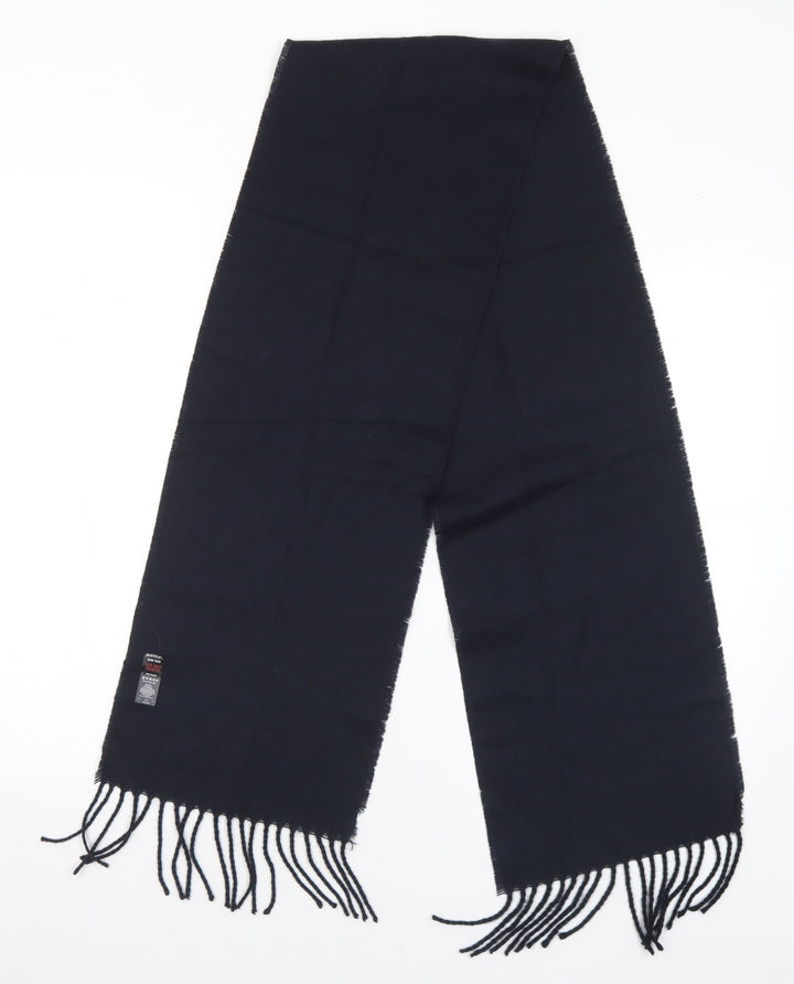 Avenue Unisex Black Acrylic Scarf One Size