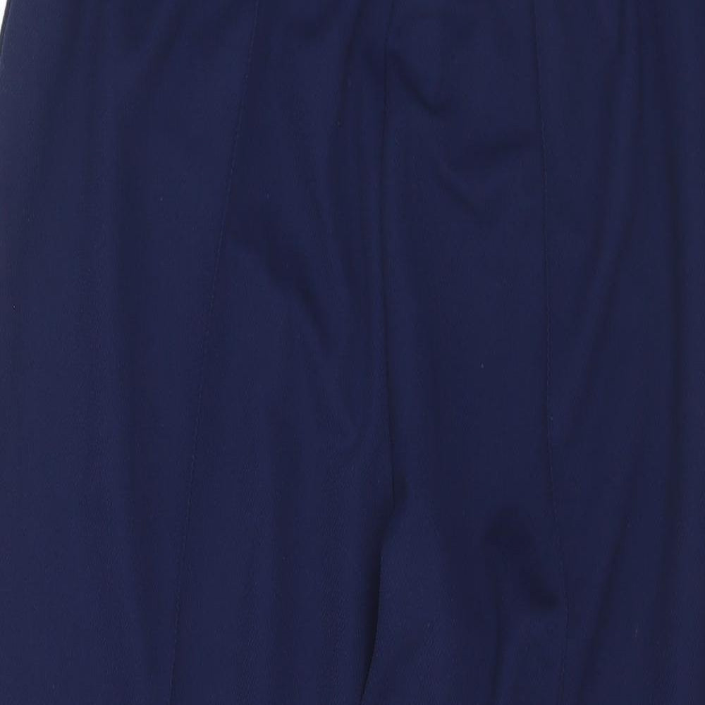 Damart Womens Blue Polyester Trousers Size 18 L25 in Regular