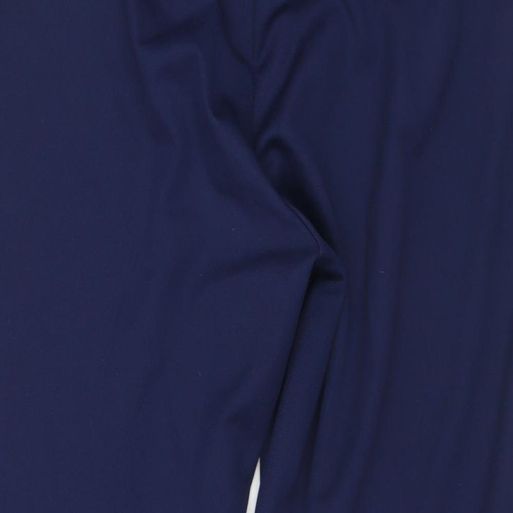 Damart Womens Blue Polyester Trousers Size 18 L25 in Regular