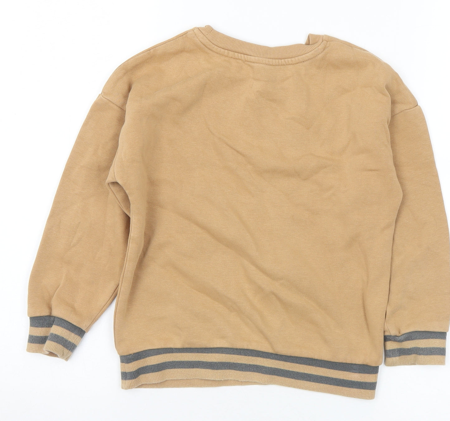 George Boys Brown Cotton Pullover Sweatshirt Size 5-6 Years - Lion