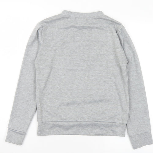 Cotton Candy Womens Grey Polyester Pullover Sweatshirt Size S - S/M Vogue
