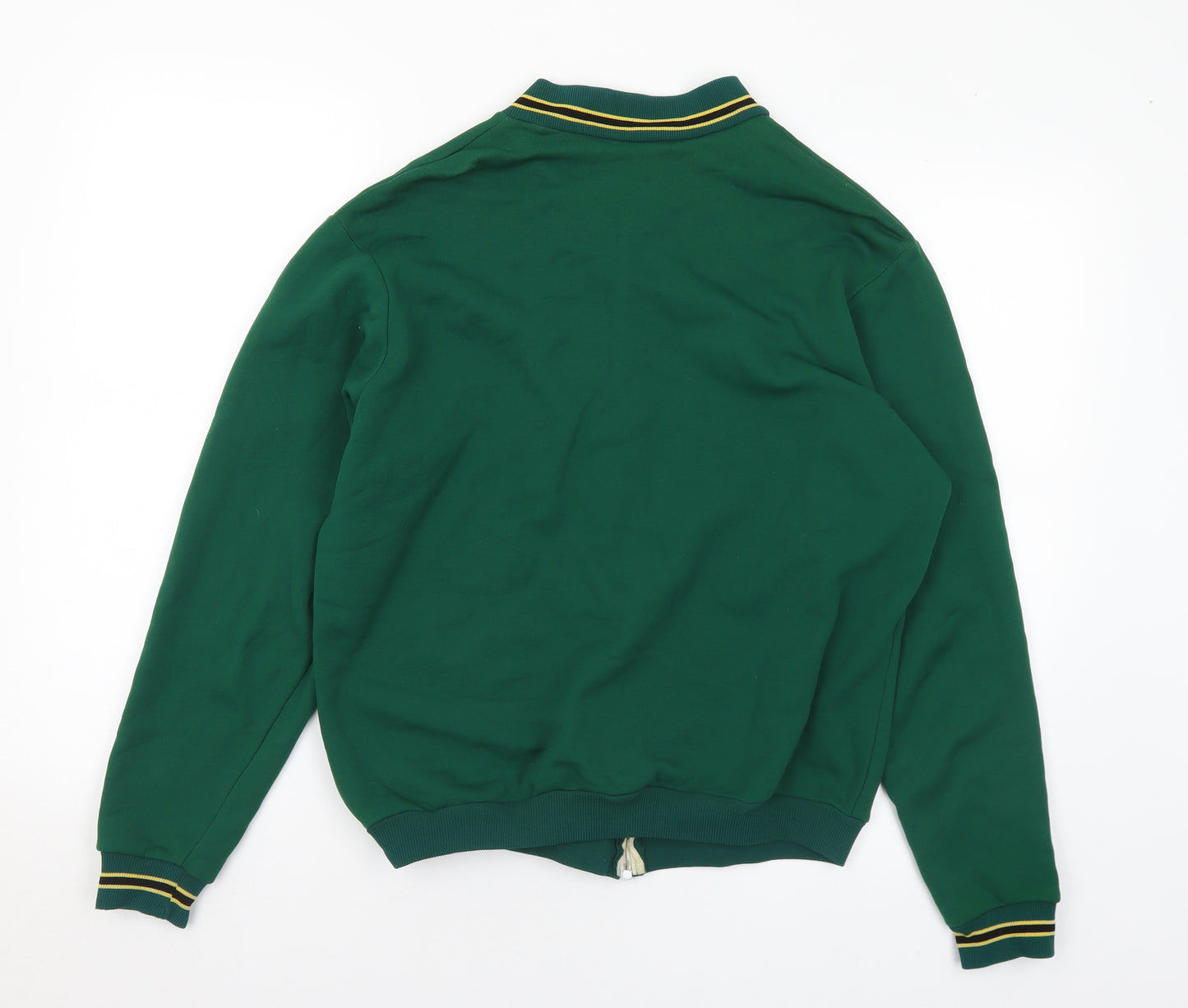 Discus Sport Mens Green Bomber Jacket Jacket Size M Zip