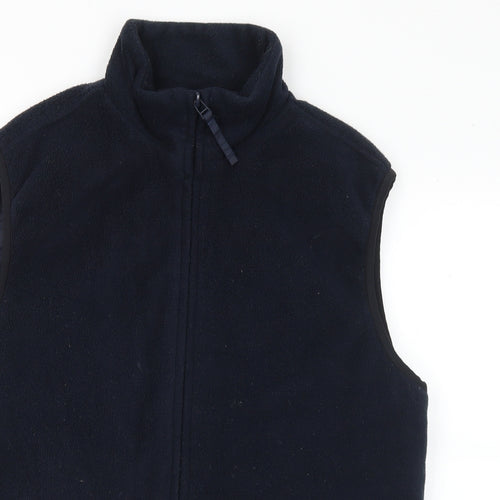 French Connection Womens Blue Gilet Jacket Size M Zip