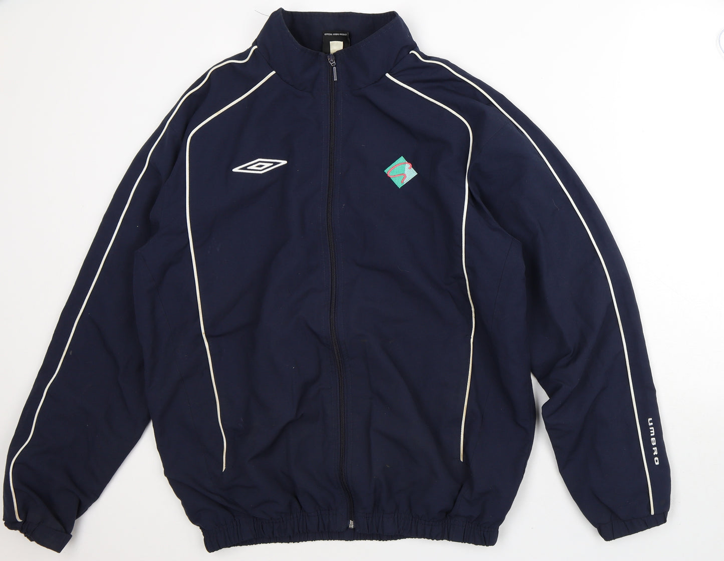 Umbro Mens Blue Striped Jacket Size L